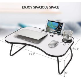 Laptop Stand for Bed ,Portable Lap Desk,23.8"*15.8"*10"