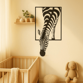CIFbuy Modern Zebra Wall Art Black and White Animal Print Decor for Living Room Office Bedroom (TikTok, temu pick-up service)