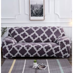 Elastic Universal Sofa Cover (Option: Gray-195 230cm)