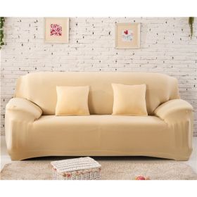 Solid Corner Sofa Covers Couch Slipcovers Elastica Material Sofa Skin Protector Cover Sofa Armchair (Option: 12-Three seat)