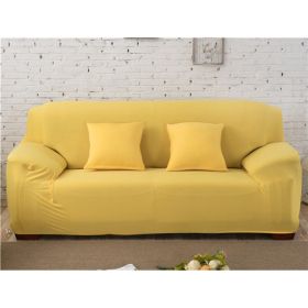 Solid Corner Sofa Covers Couch Slipcovers Elastica Material Sofa Skin Protector Cover Sofa Armchair (Option: 19-Pillowcase×2)